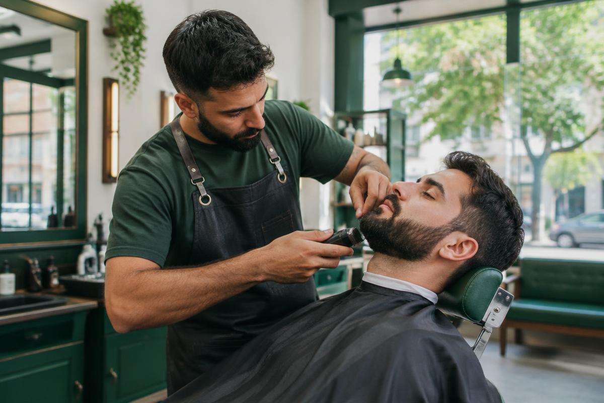 Ambiente de Barbearia Central