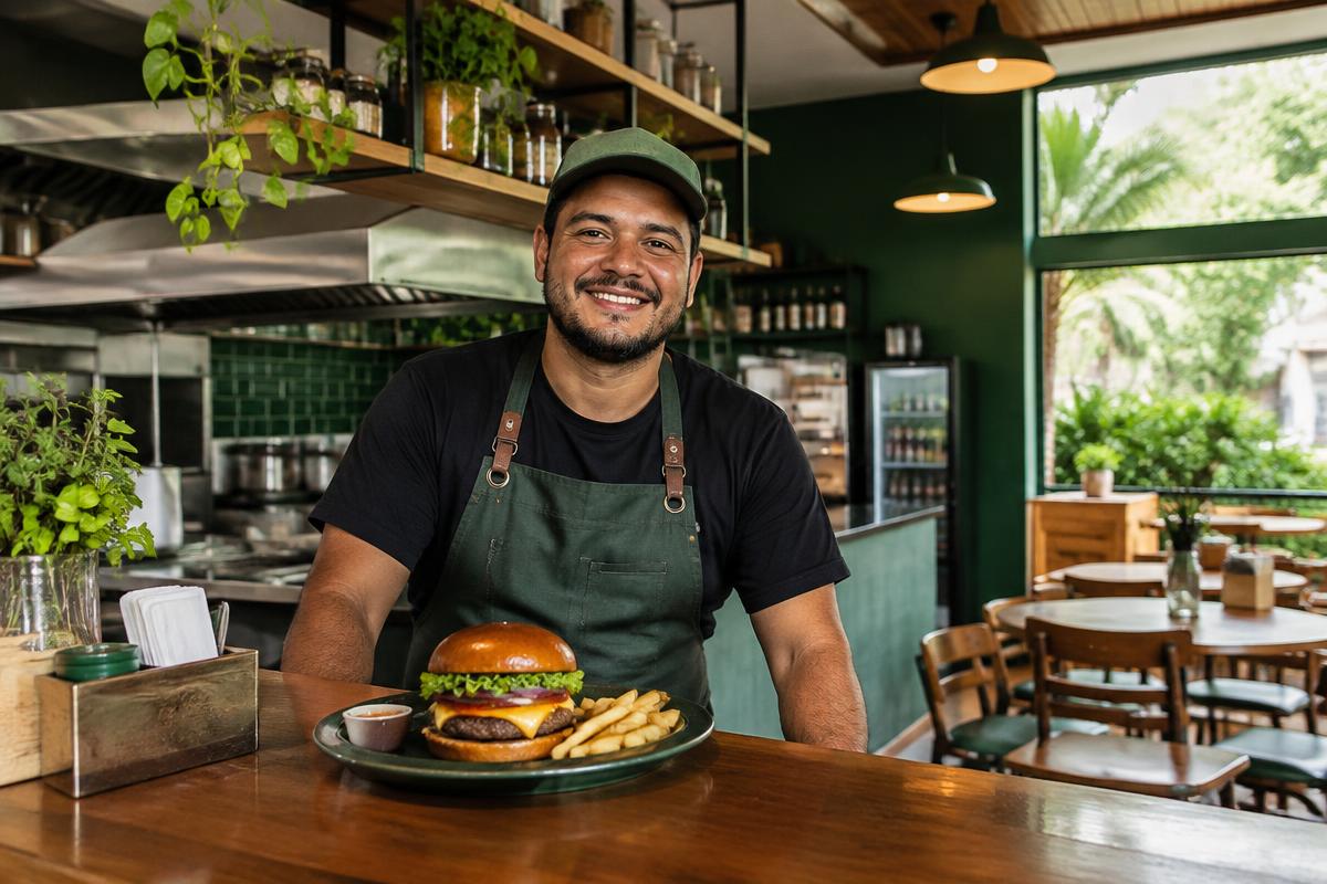 Ambiente de Brasa Burger